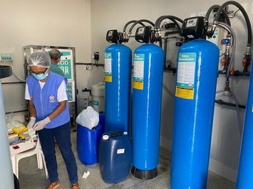 Hemodiálise: Vigilância Sanitária coleta amostras de água para análise