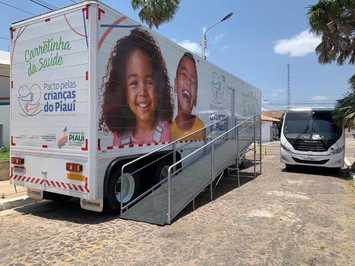 Carretinha da Saúde já atendeu mais de 7.500 crianças no Piauí