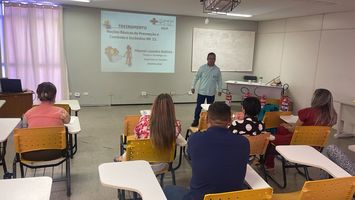 Funcionários do Hospital Infantil participam de curso sobre Prevenção e Combate a Incêndios