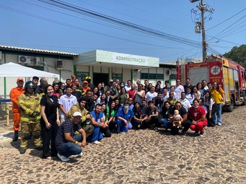 HEDA realiza simulado de incêndio e evacuação com treinamento realista