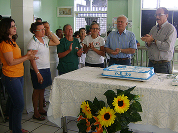 Servidores comemoram 36 anos da Evangelina Rosa